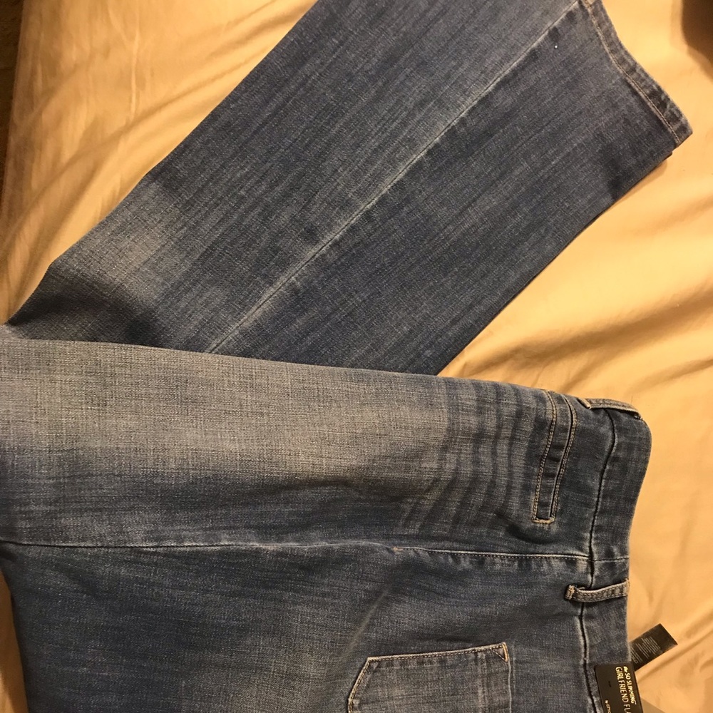 Chico’s flare jeans.  Chico’s size 2.5